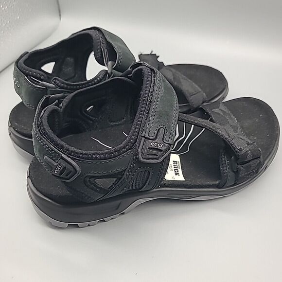 Ecco Men Sandals Sz 7-7.5/ 41 Offroad Yucatan Coast Black Textile Comfort New main image 4